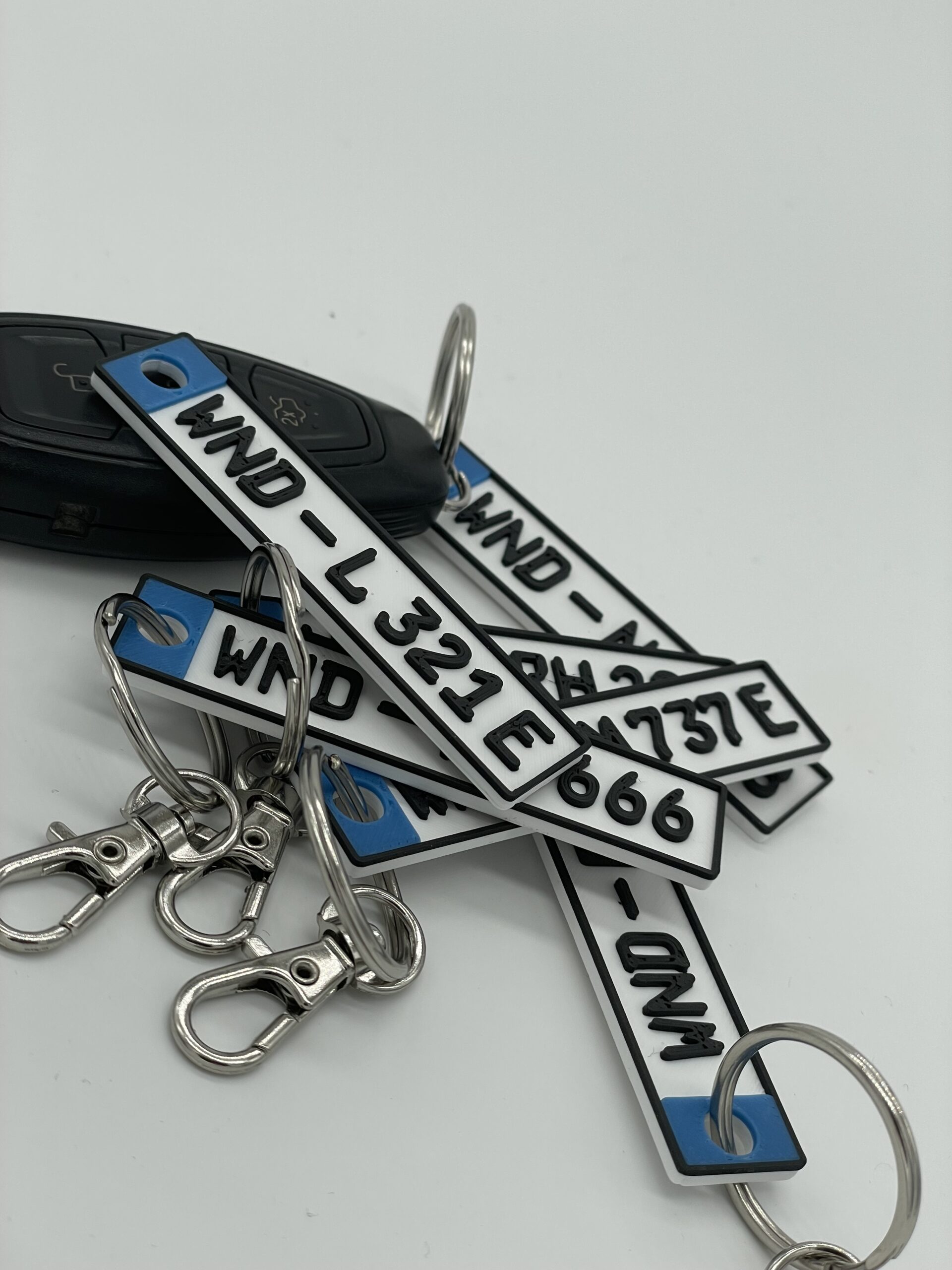 Schlüsselanhänger Kennzeichen 3D/personalisierte Schlüsselanhänger